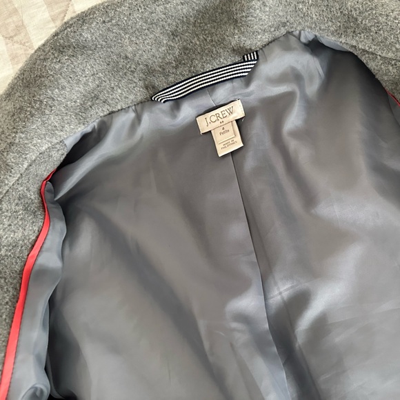 Gray Cocoon Coat, size 4 petite (J. Crew) - Picture 3 of 3